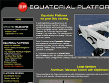 Tablet Screenshot of equatorialplatforms.com